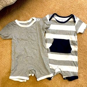 Burts Bees Boys Rhompers